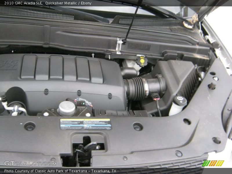 Quicksilver Metallic / Ebony 2010 GMC Acadia SLE