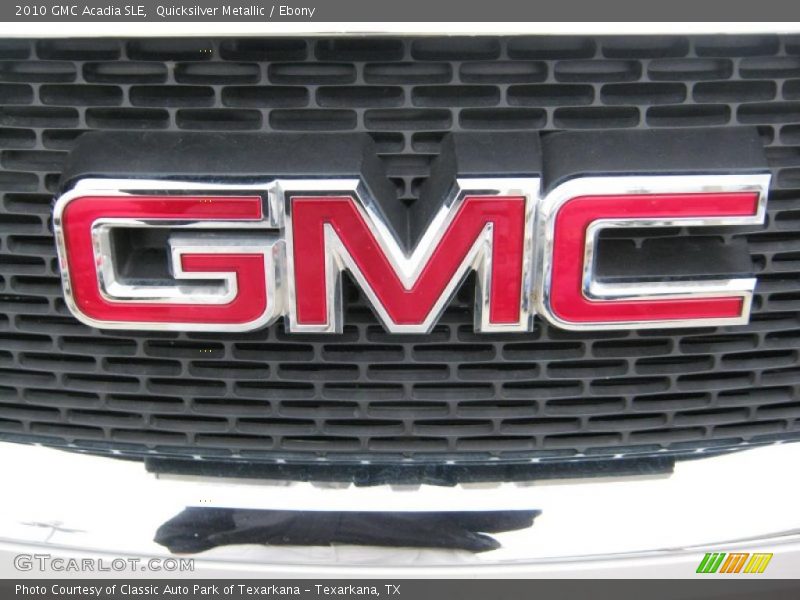 Quicksilver Metallic / Ebony 2010 GMC Acadia SLE