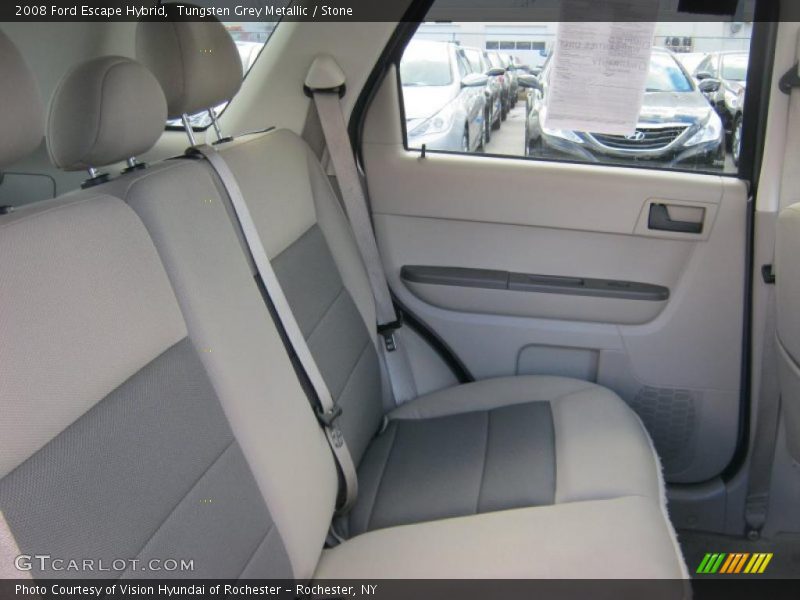 Tungsten Grey Metallic / Stone 2008 Ford Escape Hybrid