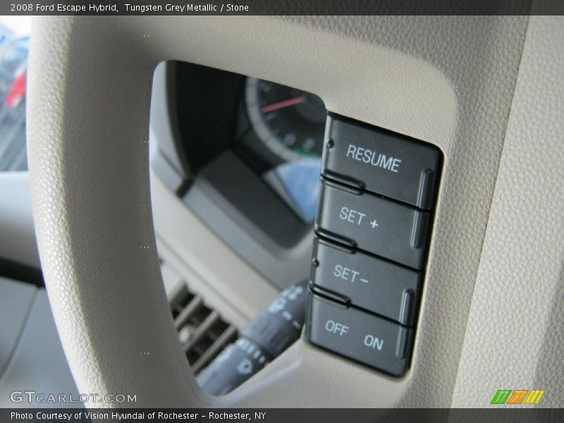 Tungsten Grey Metallic / Stone 2008 Ford Escape Hybrid