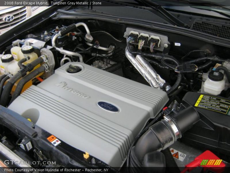 Tungsten Grey Metallic / Stone 2008 Ford Escape Hybrid