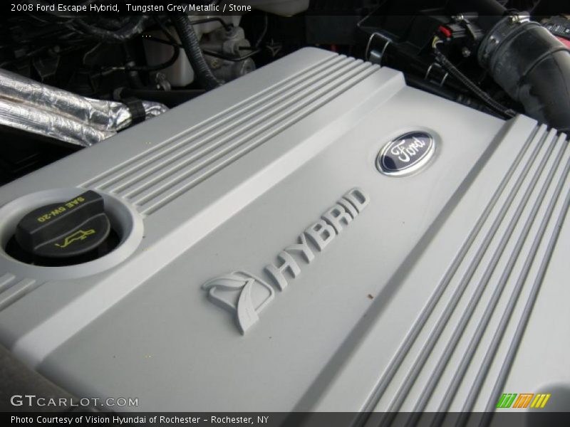 Tungsten Grey Metallic / Stone 2008 Ford Escape Hybrid