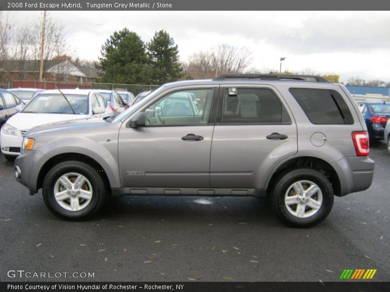 Tungsten Grey Metallic / Stone 2008 Ford Escape Hybrid