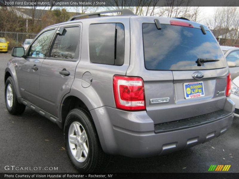 Tungsten Grey Metallic / Stone 2008 Ford Escape Hybrid