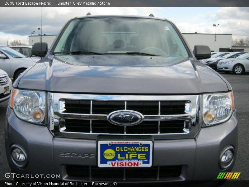 Tungsten Grey Metallic / Stone 2008 Ford Escape Hybrid