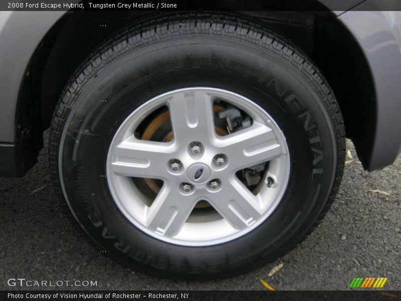 Tungsten Grey Metallic / Stone 2008 Ford Escape Hybrid