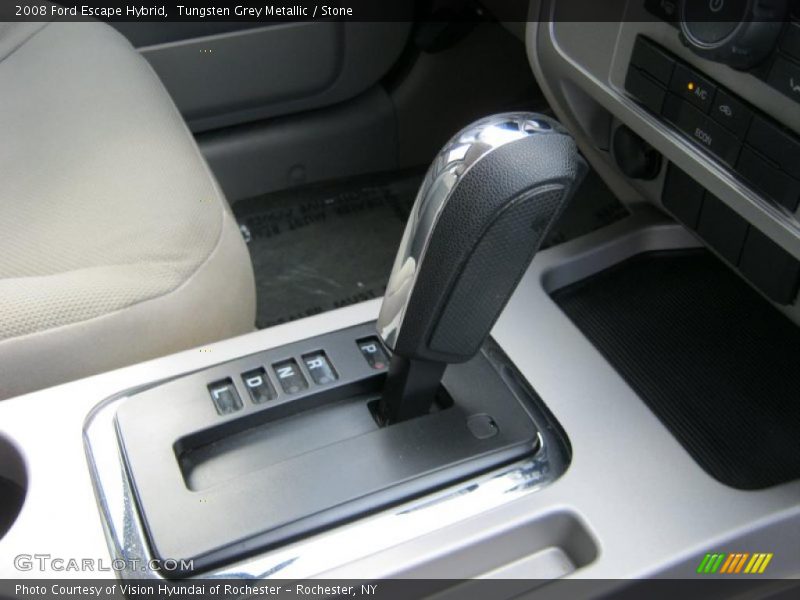Tungsten Grey Metallic / Stone 2008 Ford Escape Hybrid