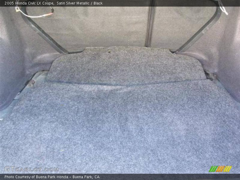 Satin Silver Metallic / Black 2005 Honda Civic LX Coupe