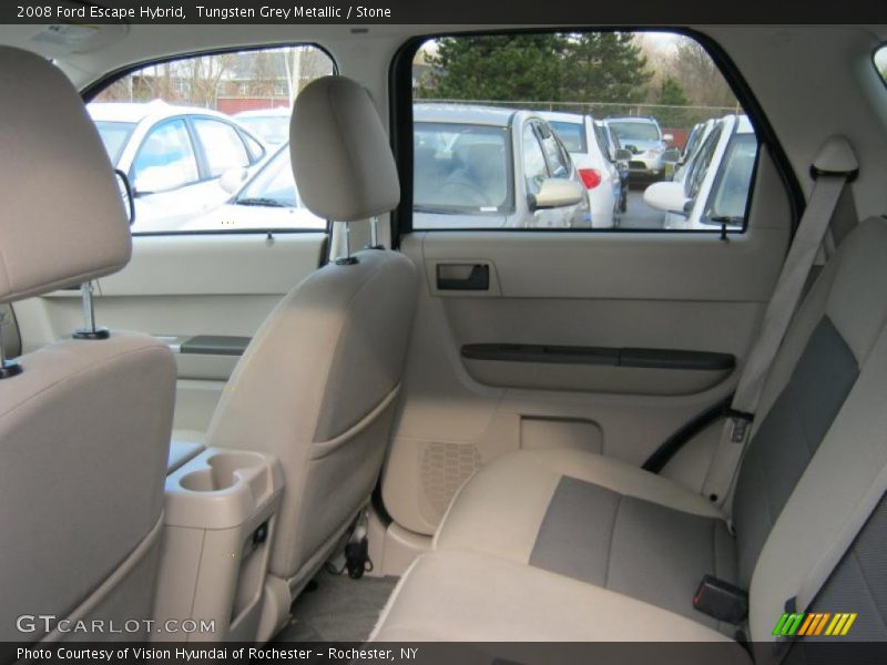 Tungsten Grey Metallic / Stone 2008 Ford Escape Hybrid