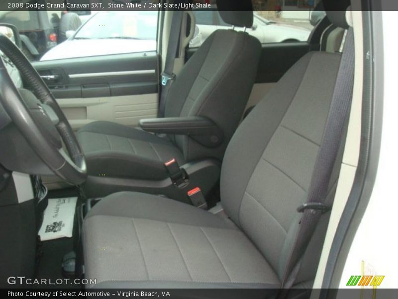Stone White / Dark Slate/Light Shale 2008 Dodge Grand Caravan SXT