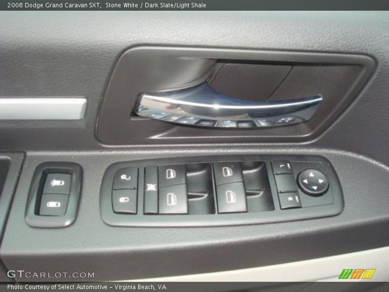 Stone White / Dark Slate/Light Shale 2008 Dodge Grand Caravan SXT