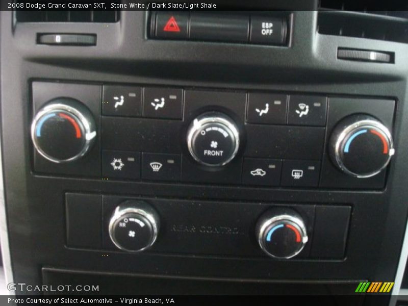 Stone White / Dark Slate/Light Shale 2008 Dodge Grand Caravan SXT