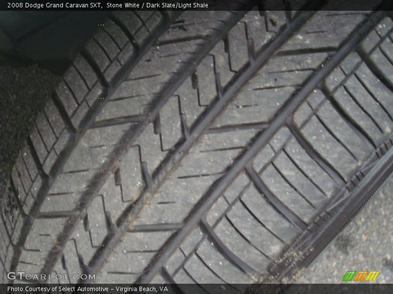 Stone White / Dark Slate/Light Shale 2008 Dodge Grand Caravan SXT