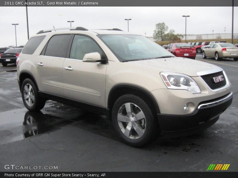 Gold Mist Metallic / Cashmere 2011 GMC Acadia SLT