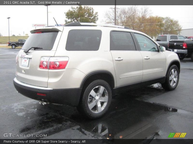 Gold Mist Metallic / Cashmere 2011 GMC Acadia SLT