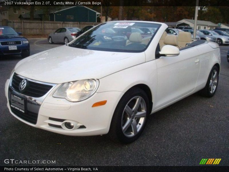 Candy White / Cornsilk Beige 2007 Volkswagen Eos 2.0T