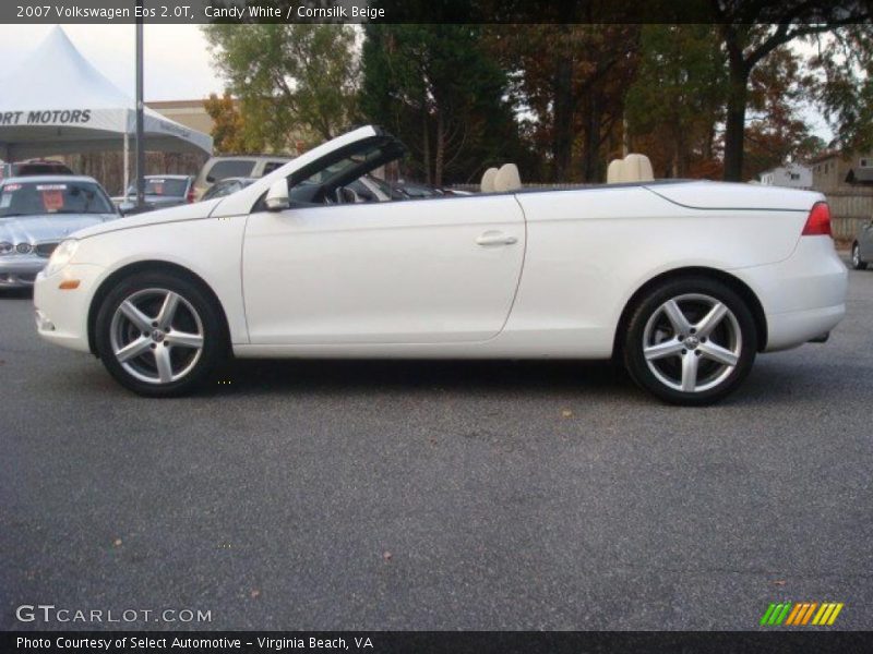 Candy White / Cornsilk Beige 2007 Volkswagen Eos 2.0T