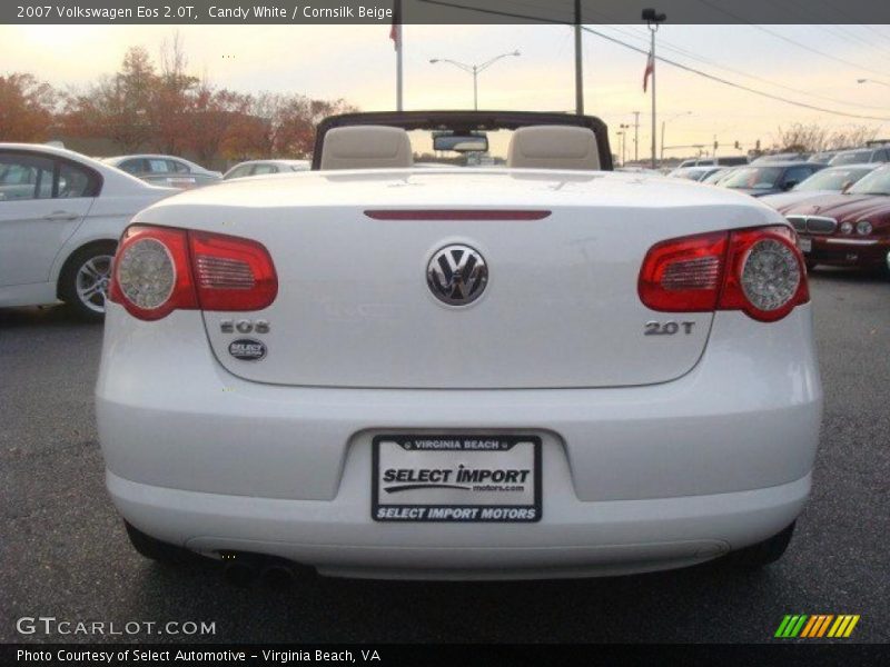 Candy White / Cornsilk Beige 2007 Volkswagen Eos 2.0T