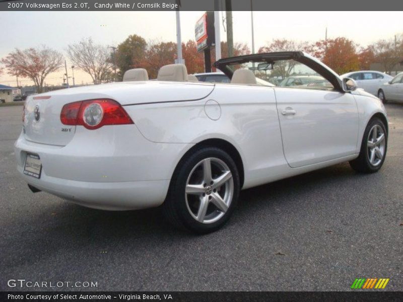 Candy White / Cornsilk Beige 2007 Volkswagen Eos 2.0T