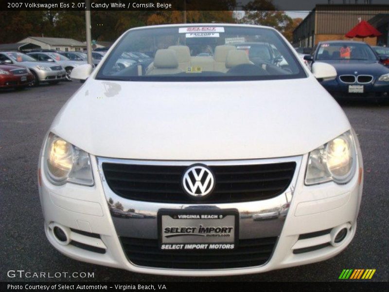 Candy White / Cornsilk Beige 2007 Volkswagen Eos 2.0T