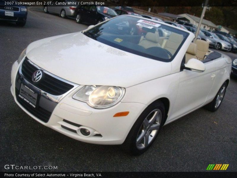 Candy White / Cornsilk Beige 2007 Volkswagen Eos 2.0T