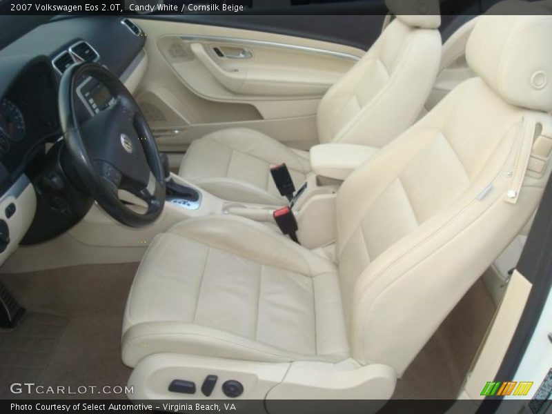 Candy White / Cornsilk Beige 2007 Volkswagen Eos 2.0T