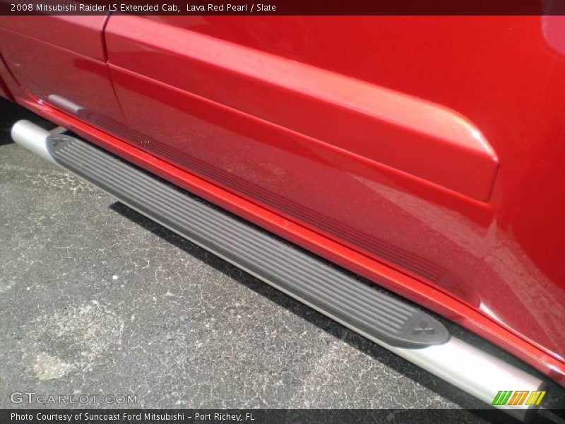 Lava Red Pearl / Slate 2008 Mitsubishi Raider LS Extended Cab