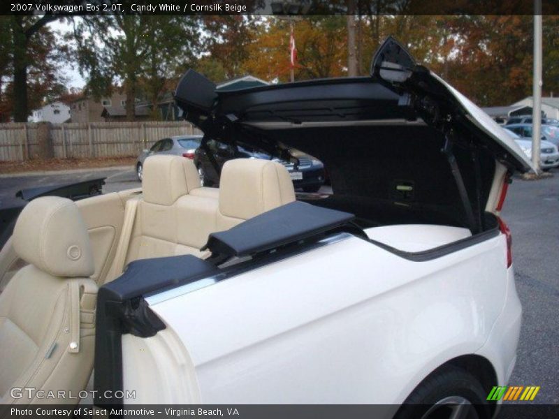 Candy White / Cornsilk Beige 2007 Volkswagen Eos 2.0T