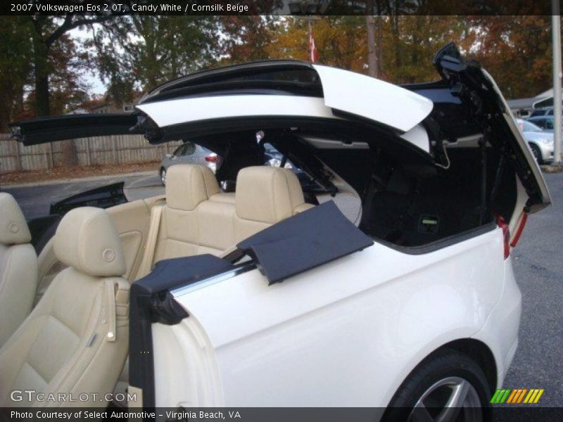Candy White / Cornsilk Beige 2007 Volkswagen Eos 2.0T