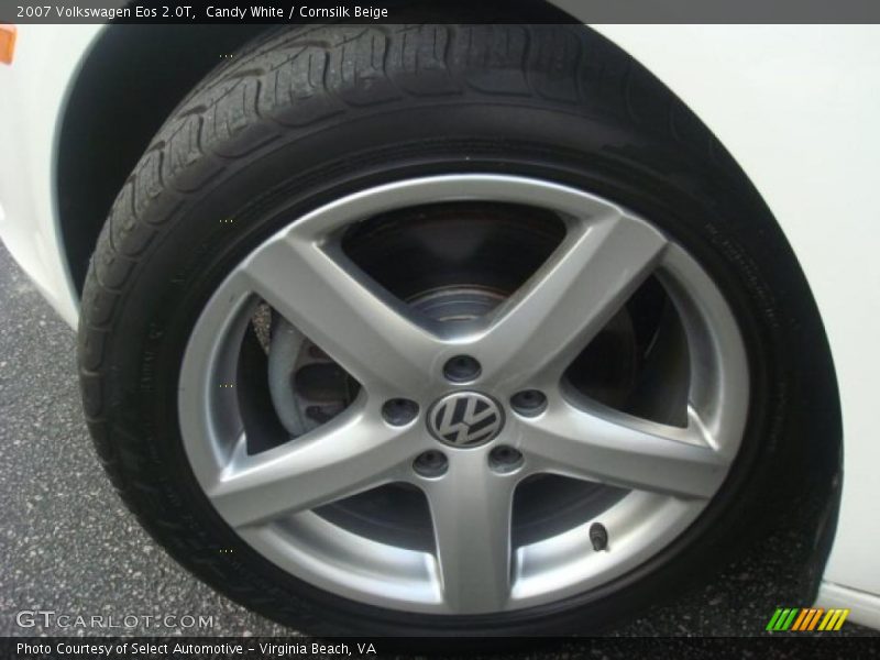 Candy White / Cornsilk Beige 2007 Volkswagen Eos 2.0T
