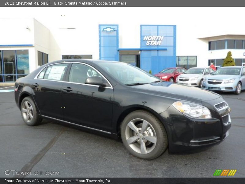 Black Granite Metallic / Cocoa/Cashmere 2011 Chevrolet Malibu LT