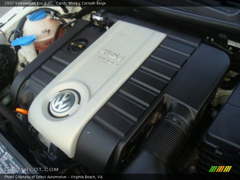 Candy White / Cornsilk Beige 2007 Volkswagen Eos 2.0T