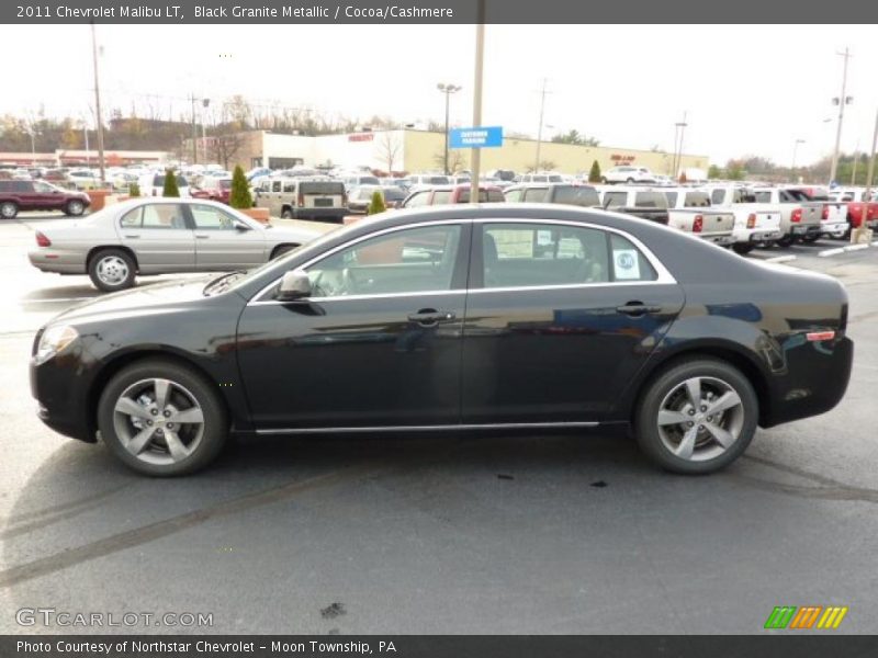 Black Granite Metallic / Cocoa/Cashmere 2011 Chevrolet Malibu LT