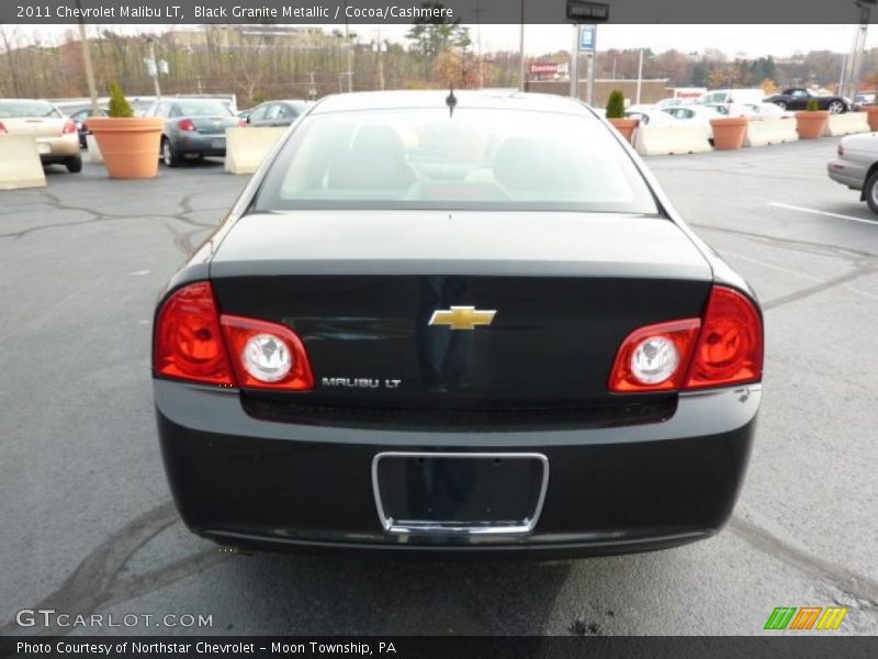 Black Granite Metallic / Cocoa/Cashmere 2011 Chevrolet Malibu LT