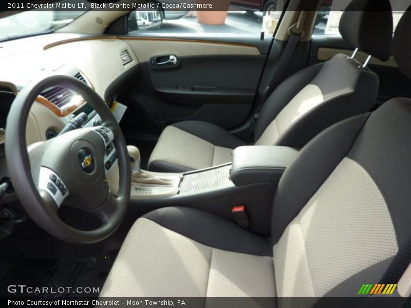 Black Granite Metallic / Cocoa/Cashmere 2011 Chevrolet Malibu LT