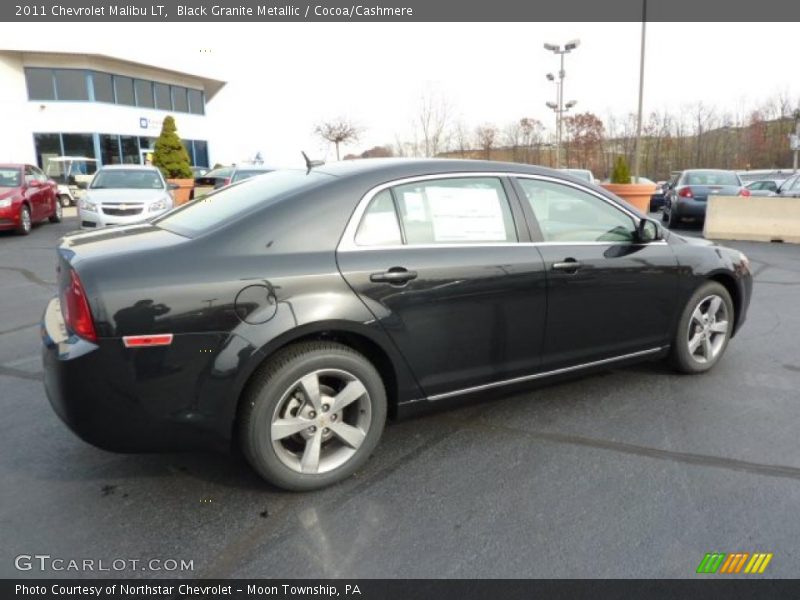 Black Granite Metallic / Cocoa/Cashmere 2011 Chevrolet Malibu LT