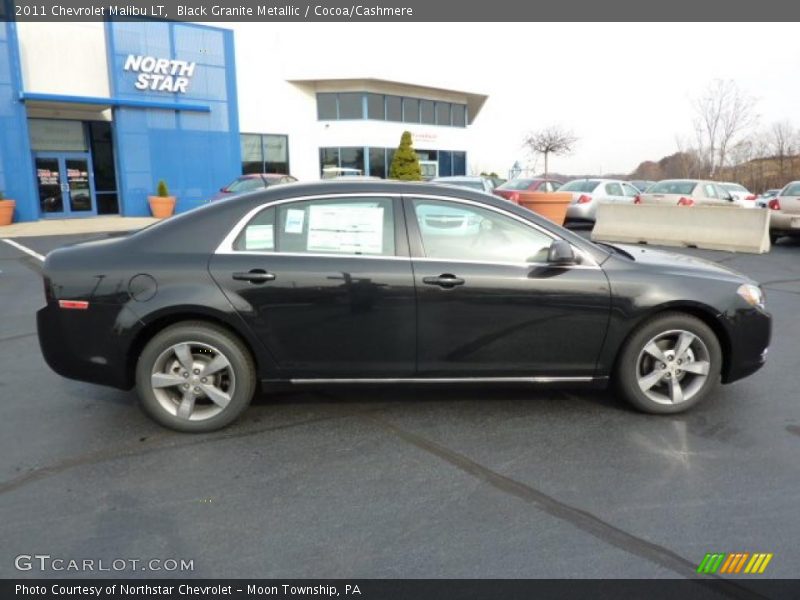 Black Granite Metallic / Cocoa/Cashmere 2011 Chevrolet Malibu LT