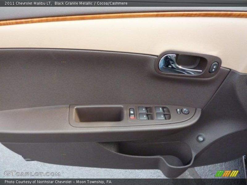 Black Granite Metallic / Cocoa/Cashmere 2011 Chevrolet Malibu LT