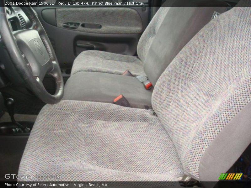 Patriot Blue Pearl / Mist Gray 2001 Dodge Ram 1500 SLT Regular Cab 4x4