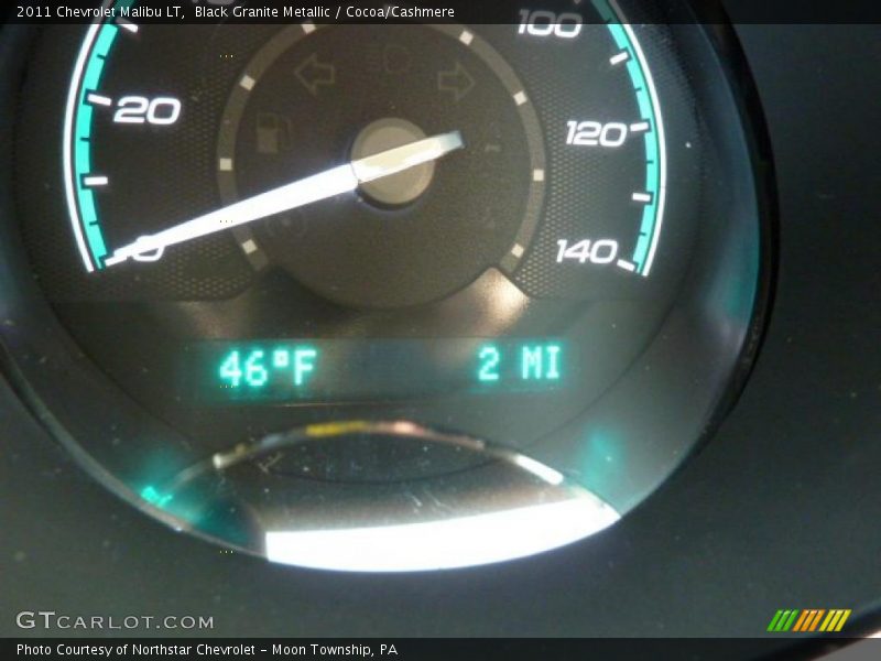 Black Granite Metallic / Cocoa/Cashmere 2011 Chevrolet Malibu LT