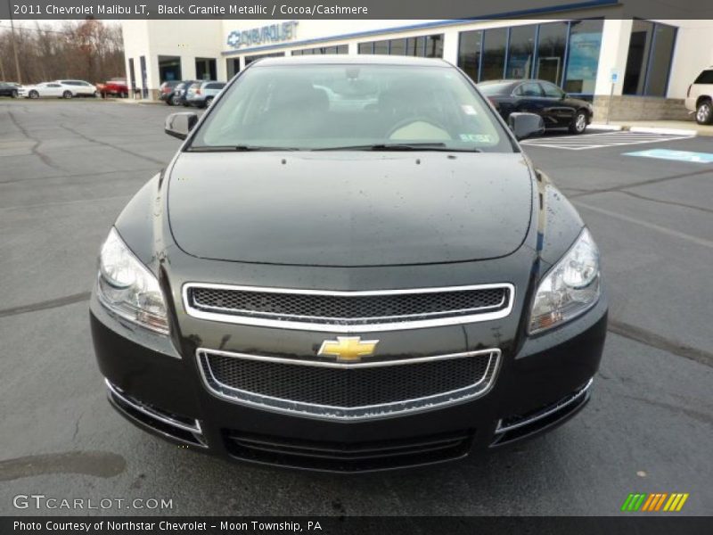 Black Granite Metallic / Cocoa/Cashmere 2011 Chevrolet Malibu LT