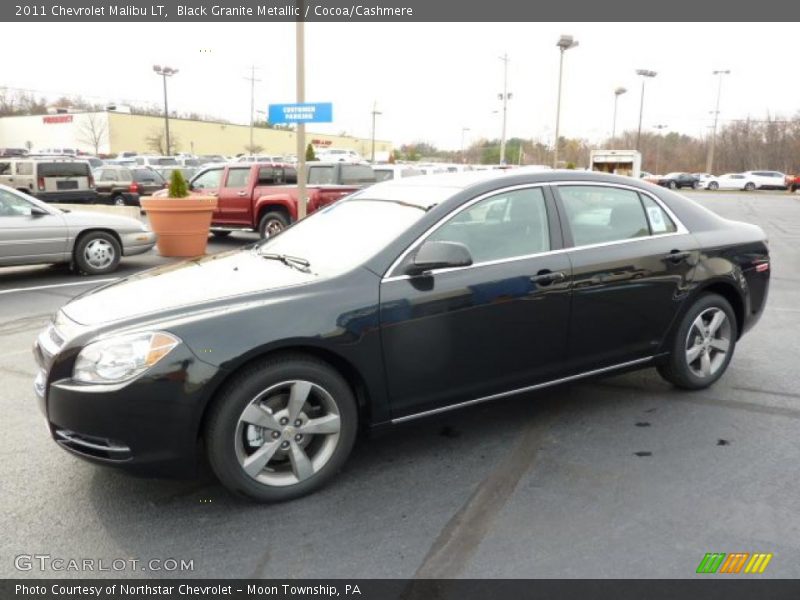 Black Granite Metallic / Cocoa/Cashmere 2011 Chevrolet Malibu LT