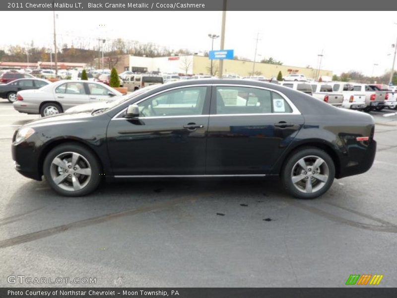 Black Granite Metallic / Cocoa/Cashmere 2011 Chevrolet Malibu LT