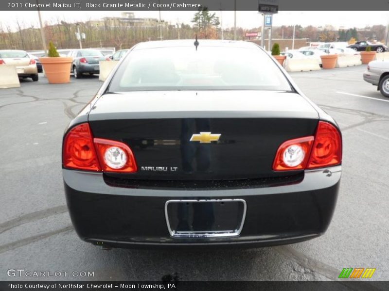 Black Granite Metallic / Cocoa/Cashmere 2011 Chevrolet Malibu LT