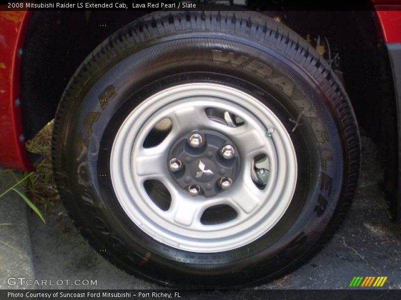 Lava Red Pearl / Slate 2008 Mitsubishi Raider LS Extended Cab