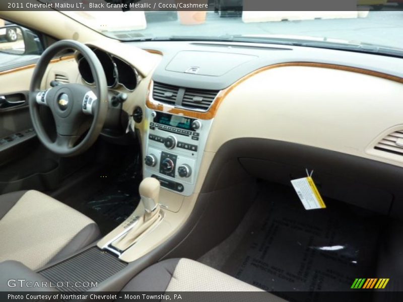 Black Granite Metallic / Cocoa/Cashmere 2011 Chevrolet Malibu LT