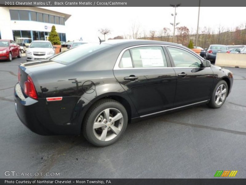 Black Granite Metallic / Cocoa/Cashmere 2011 Chevrolet Malibu LT