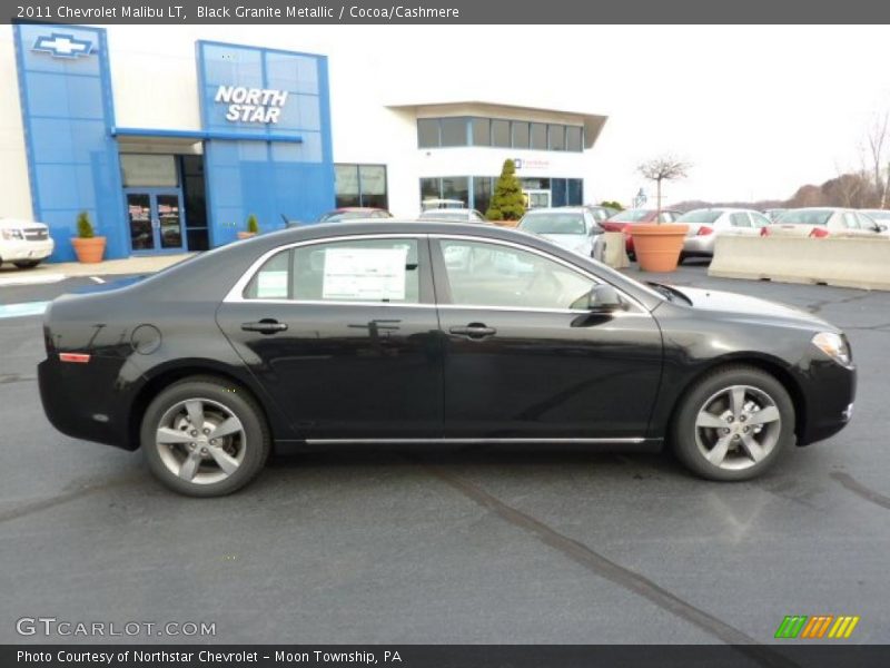 Black Granite Metallic / Cocoa/Cashmere 2011 Chevrolet Malibu LT