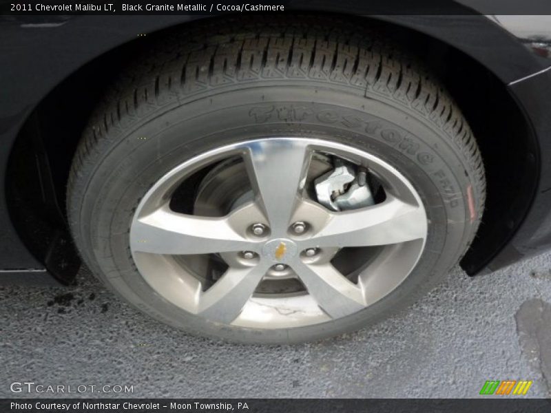 Black Granite Metallic / Cocoa/Cashmere 2011 Chevrolet Malibu LT