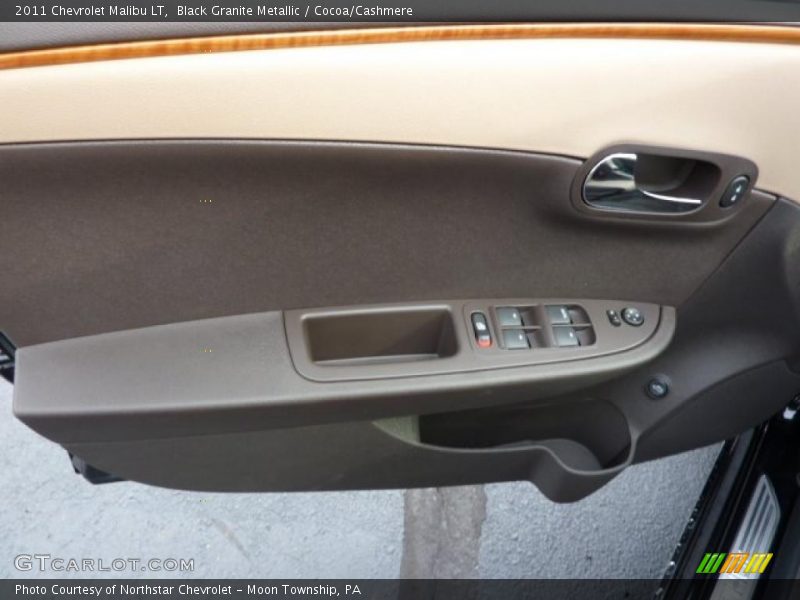 Black Granite Metallic / Cocoa/Cashmere 2011 Chevrolet Malibu LT